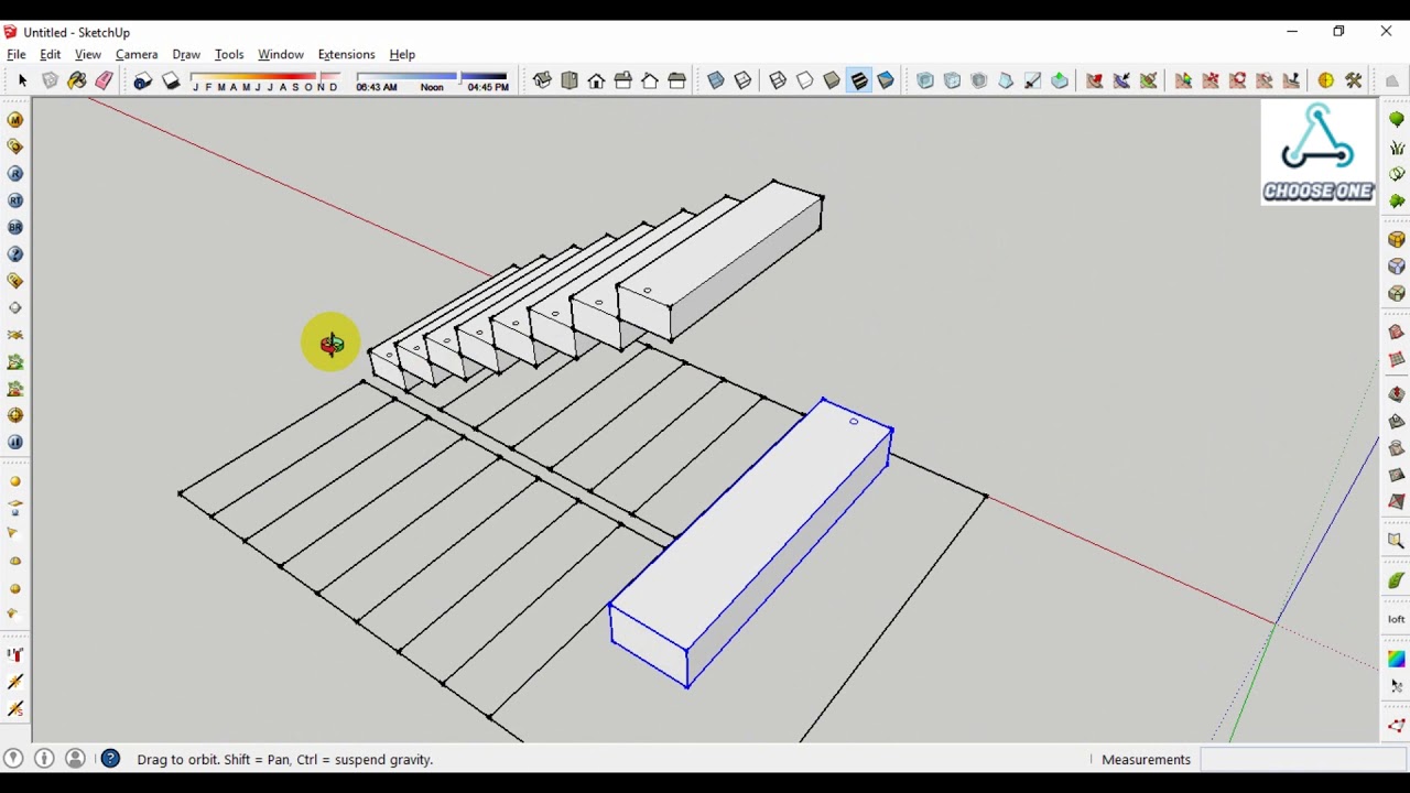 Google Sketchup - Staircase Tutorial I sketchup tutorial I choose one
