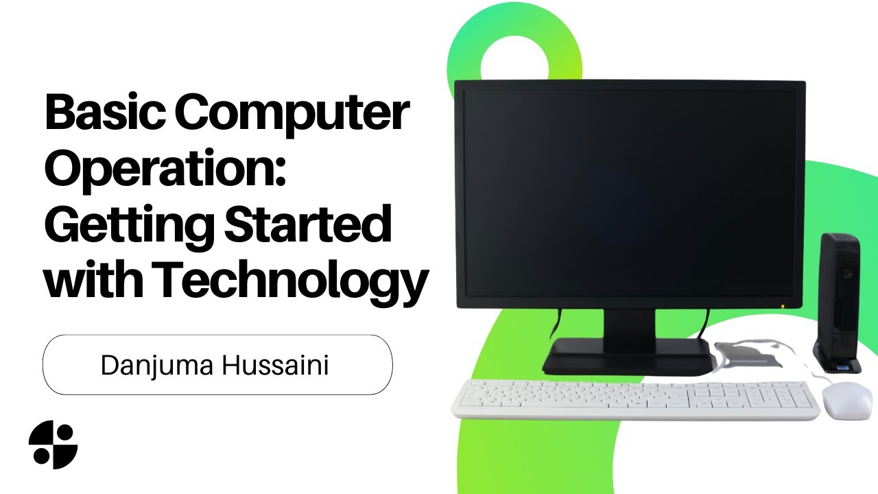 Basic Computer Operation Getting Started with Technology - YouTube