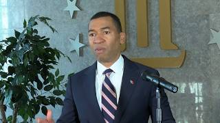 Mayor Steven Reed holds monthly briefing