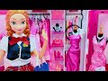 💖Elsa and Anna Frozen School Morning Routine in the Dollhouse💖Doll Cartoon✨Barbie Doll Video