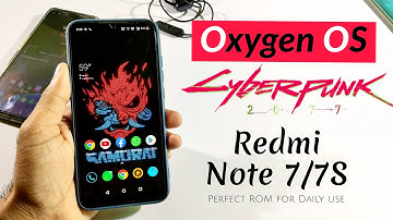 Cyberpunk 2077 Oxygen OS Edition on Redmi Note 7/7S |Best Oxygen OS Update