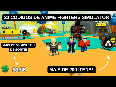 Roblox - Códigos para o Anime Fighters Simulator (julho 2023