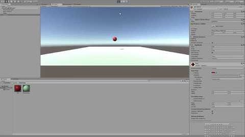Unity - (Basics 3) Adding Components and Materials