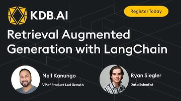 Livestream: Retrieval Augmented Generation (RAG) with LangChain and KDB.AI