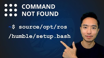 ROS2 Command Not Found