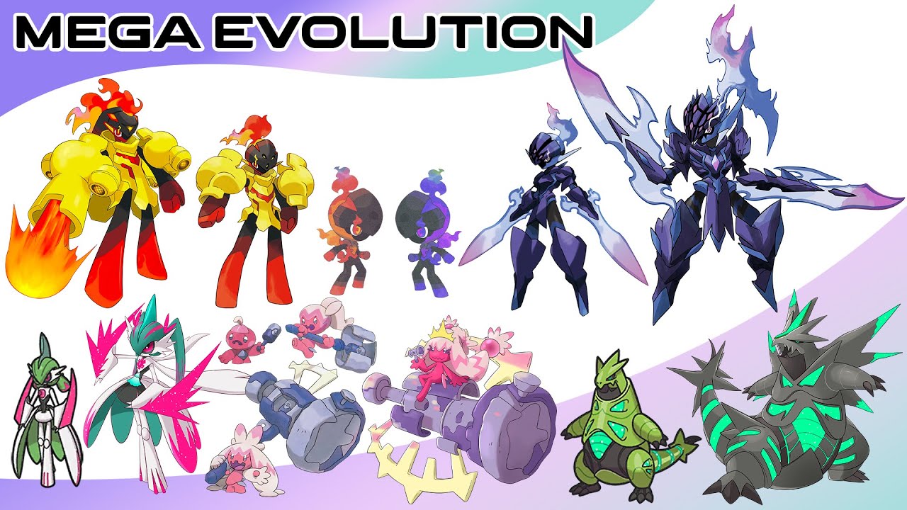 All 103 Gen 9 Paldea Pokémon Mega Evolution TCG