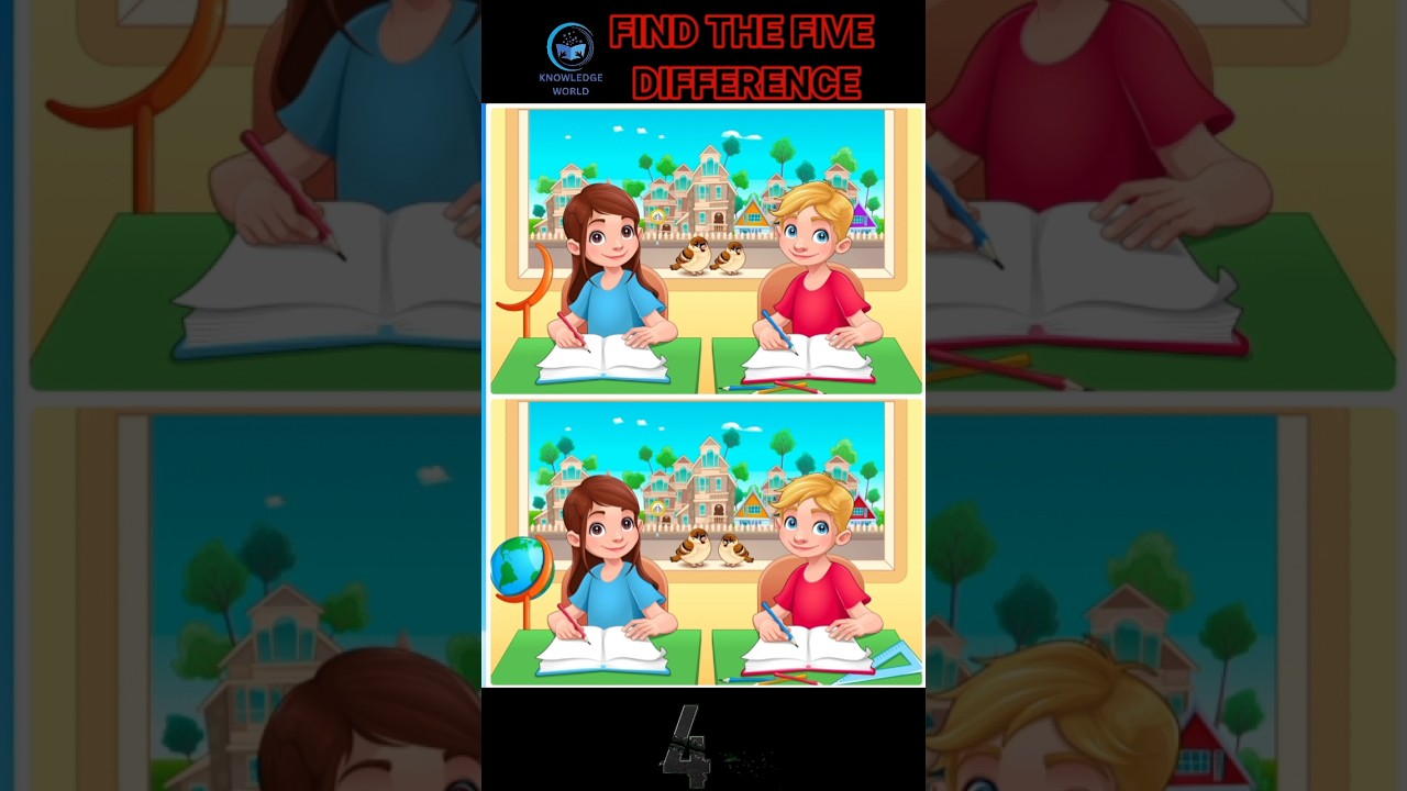 find five different between in two pictures