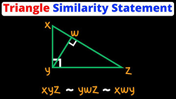 Write Similarity Statements for Right Triangles | Geometry | Eat Pi