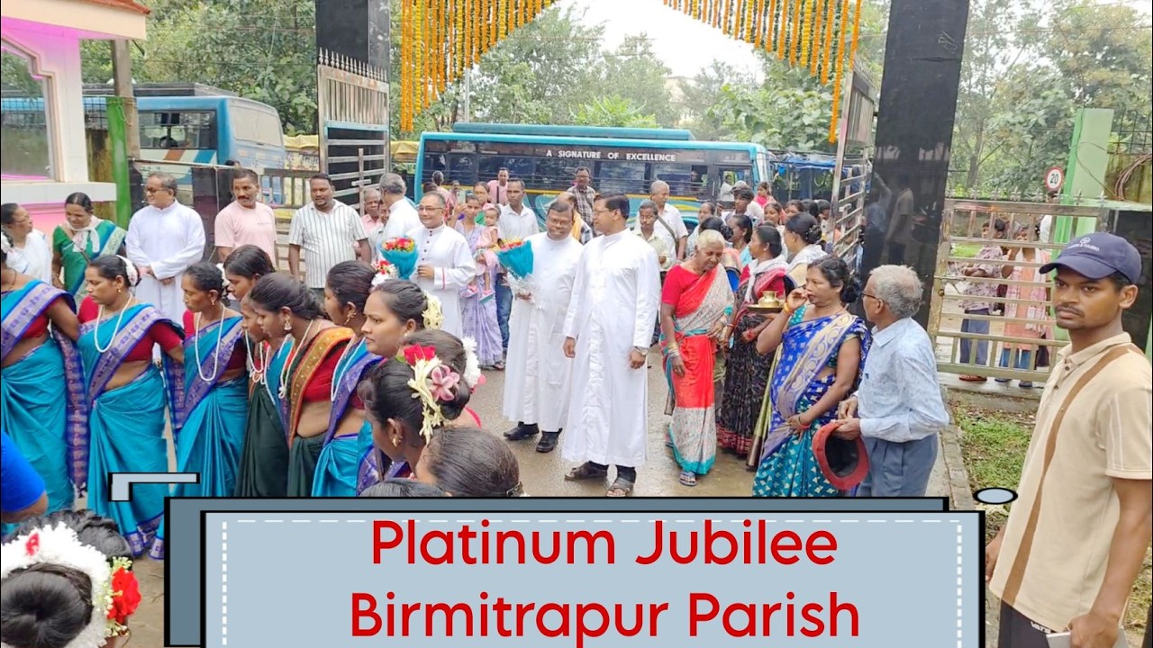 Su Swagatam | Welcoming Bishop Swami for Platinum Jubilee at Birmitrapur Parish |