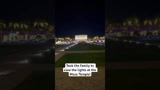 The Mesa Temple Lights Are A Vibe