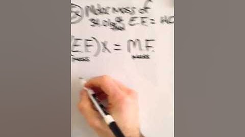 Molecular Formula example problem