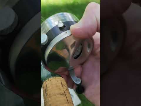 1950's Rod & Reel -Shakespeare pistol grip rod & Super Zebco 22 reel