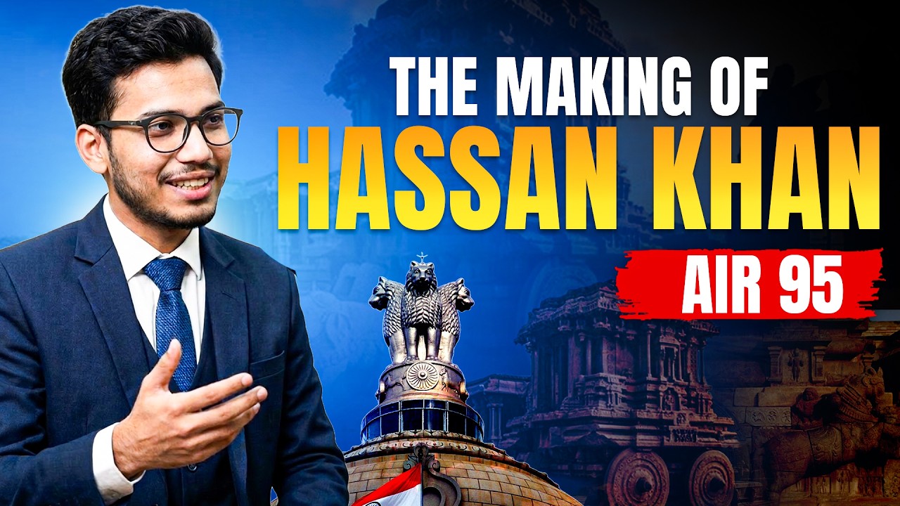 The Making of IAS Hassan Khan | AIR 95 | English Medium Topper |UPSC CSE 2025 | Manikant Sir Student