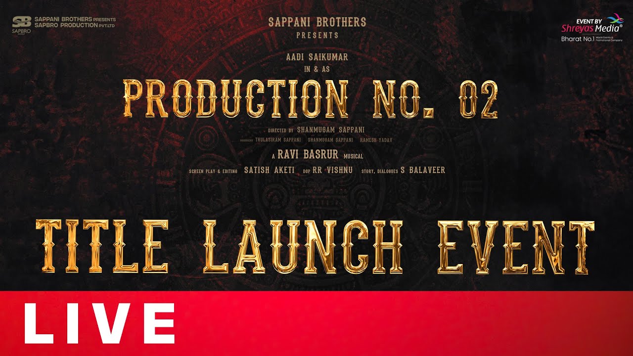 Aadi Sai Kumar's New Venture in Production No.2!"