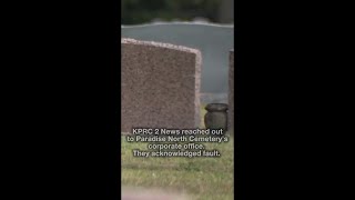 Houston family says cemetery failed to deliver headstone for nearly three years