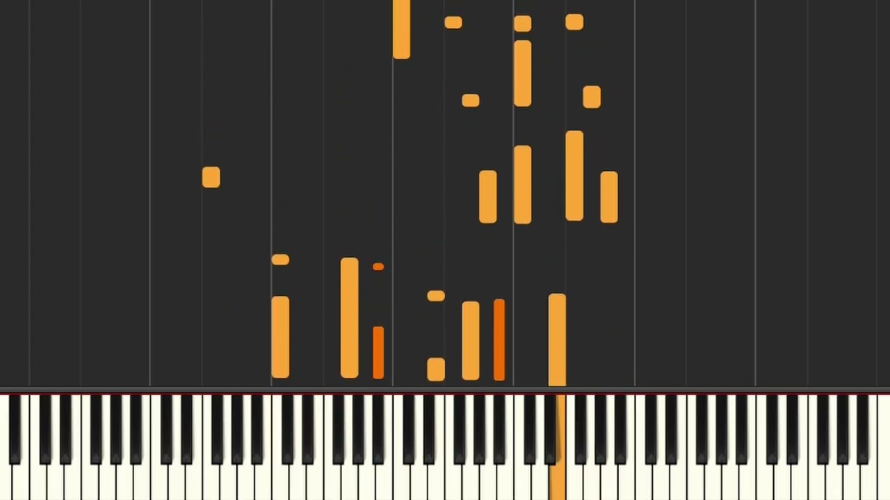 Fly me to the moon (Frank Sinatra) - Synthesia Piano Solo
