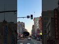 Broadway Theater District | Downtown Los Angeles drive at sunset