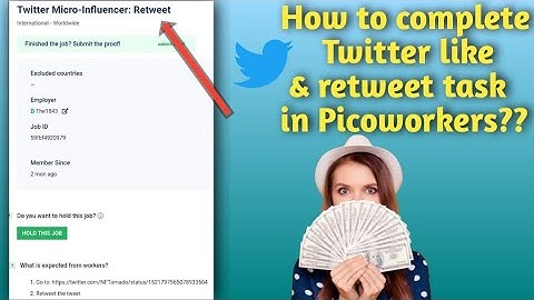 How To Complete Twitter Task In Picoworkers | Picoworkers Earning Trick | #first100sub #viral #tech