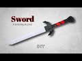 Battle-Ready Paper Sword DIY (Looks Like The Real Thing) | How to Make a Easy REALISTIC Paper Sword