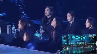 Red Velvet reaction to BTS Idol in SMA 2019 @190115