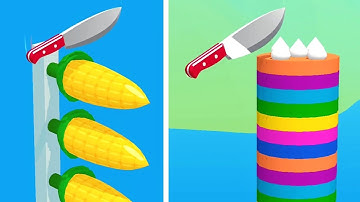 Slice It All! Very Satisfying and Relaxing ASMR Slicing Gameplay Video