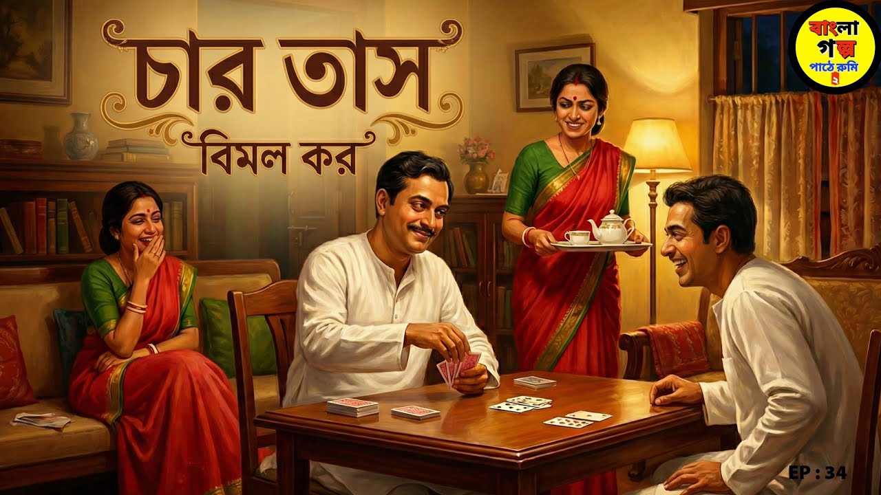Bangla Audio Book | Bimal Kar Golpo | চার তাস | Bengali Audio Story