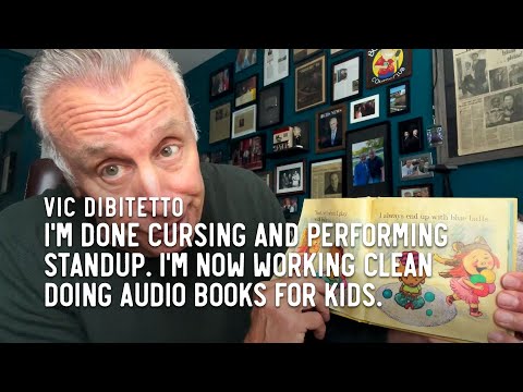 I'm done cursing and performing standup. I'm now working clean doing audio books for kids.