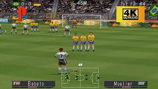 Download Lagu [4K Ultra HD] Relive the PS1 Classic: Winning Eleven 4  | Classic Brazil vs Classic Germany MP3