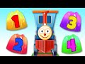 Learn Numbers With Om Nom and Chu Chu Train | Kids Learning Videos | Learn English With Om Nom