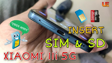 Xiaomi 11i 5G: How to insert SIM and MicroSD Card