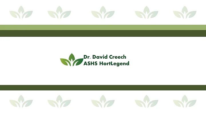 David Creech - ASHS HortLegend