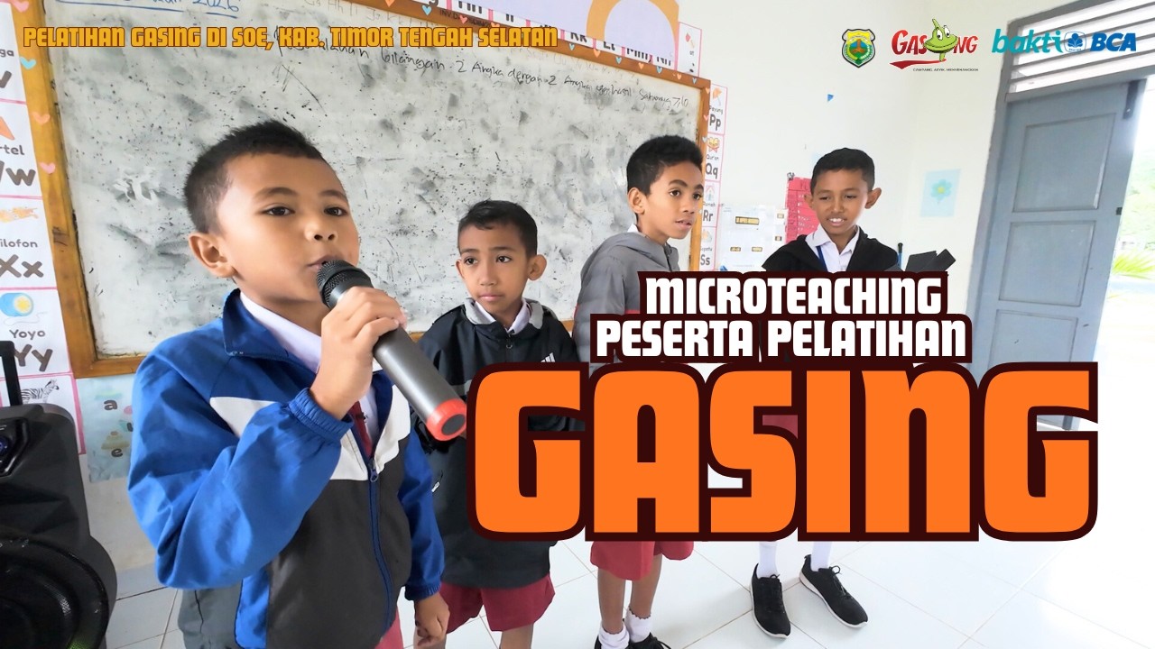 Aksi Berani Siswa Saat Micro Teaching I Pelatihan Soe | Kab. Timor Tengah Selatan