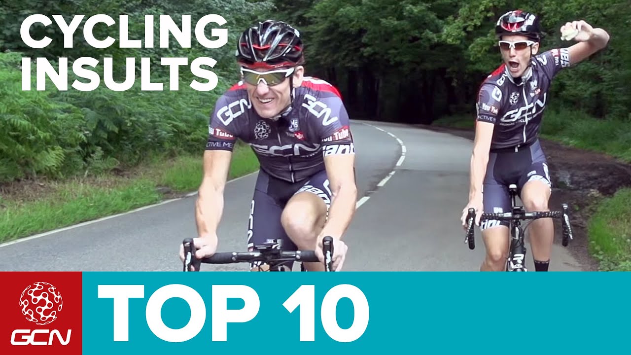 Top 10 Cycling Insults Youtube inside Cycling Youtube