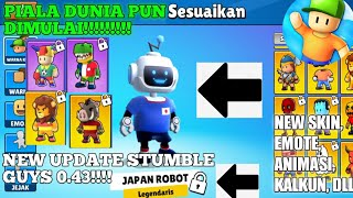 New Update Stumble Guys 0.43