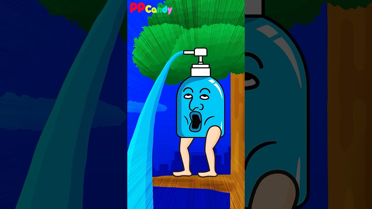 水をかけてくるジェルポンプおばけ #shorts #anime #animation #妖怪