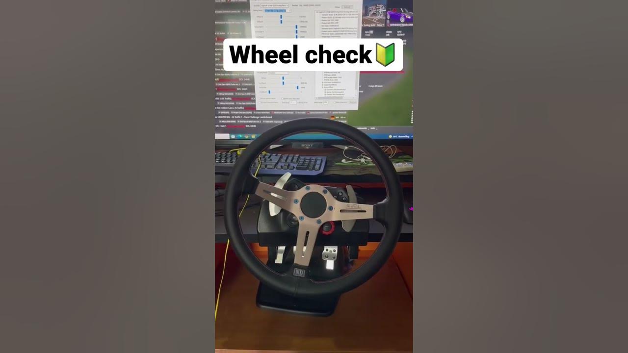 Calibrate the Logitech G29 steering wheel shorts YouTube
