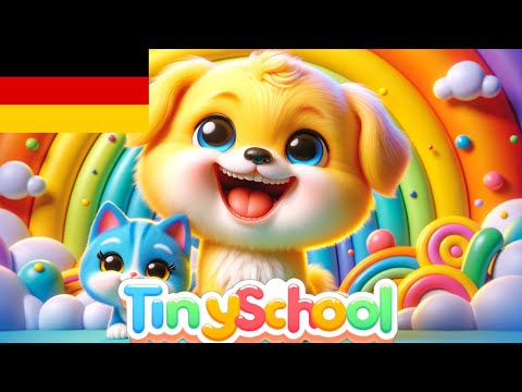 Regenbogen-Abenteuer: Rettung der Welpen | Kinderbuch-Vorlesegeschichte | tinyschool