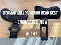 【Sammi】Herman Miller Aeron Head Rest Comparison: Engineered Now VS Altas | 两款头枕对比