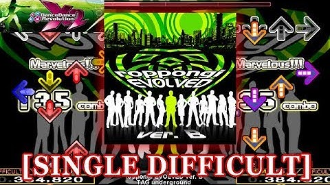 【DDR X2】 roppongi EVOLVED ver.B [SINGLE DIFFICULT] 譜面確認＋クラップ