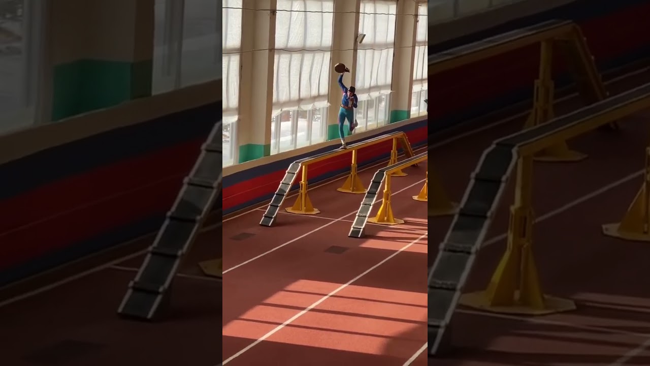 100м полоса с препятствиями. Пожарно-спасательный спорт