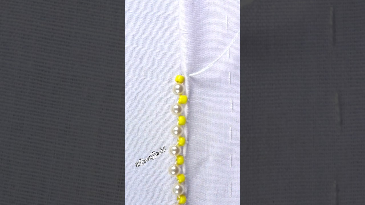 💛Wow😍 Simply Gorgeous🥰 Pearl borderline design🔥🔥