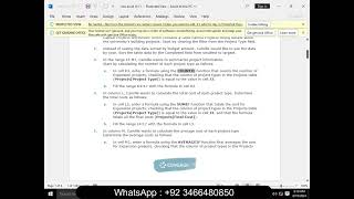 Excel Module 11 SAM Project A Hempstead University Foundation | Excel Module 11 SAM Project 1a