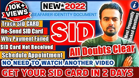 HOW TO REQUEST RESEND SID CARD | HOW TO TRACK SID CARD | SID PAYMENT FAILED | SCHEDULE APPOINTMENT