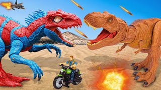 Jurassic World: Dominion Final Fight |🦖 TYRANNOSAURUS REX vs SPIDERMAN INDOMINUS |Jurassic Park Duel
