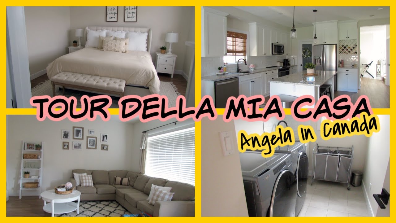 TOUR DELLA MIA CASA | HOME TOUR | ANGELA IN CANADA - YouTube