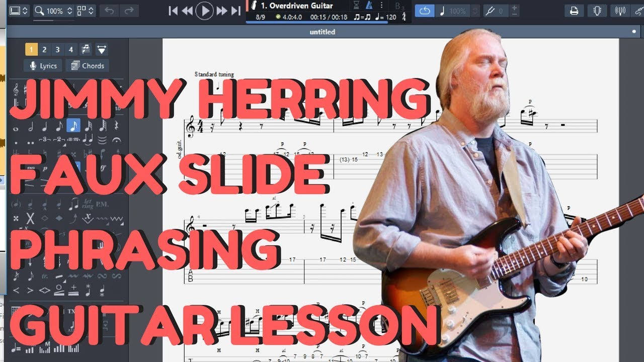 Jimmy Herring Style Faux Slide Phrasing Guitar Lesson YouTube