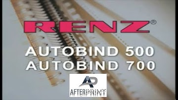 Renz Autobind 500 Fully Automated Wire Binding Machine - A Quick Demonstration Video