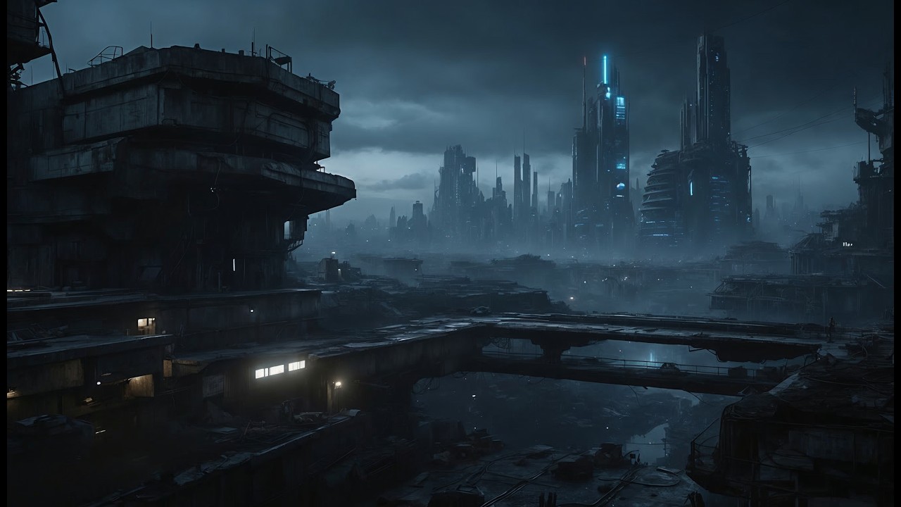 Post apocalyptic ambient rain music - Dark ambience inspired by abandoned cities