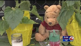 Fire Rescue leave bears, toys found in rubble of collapsed condo at memorial site
