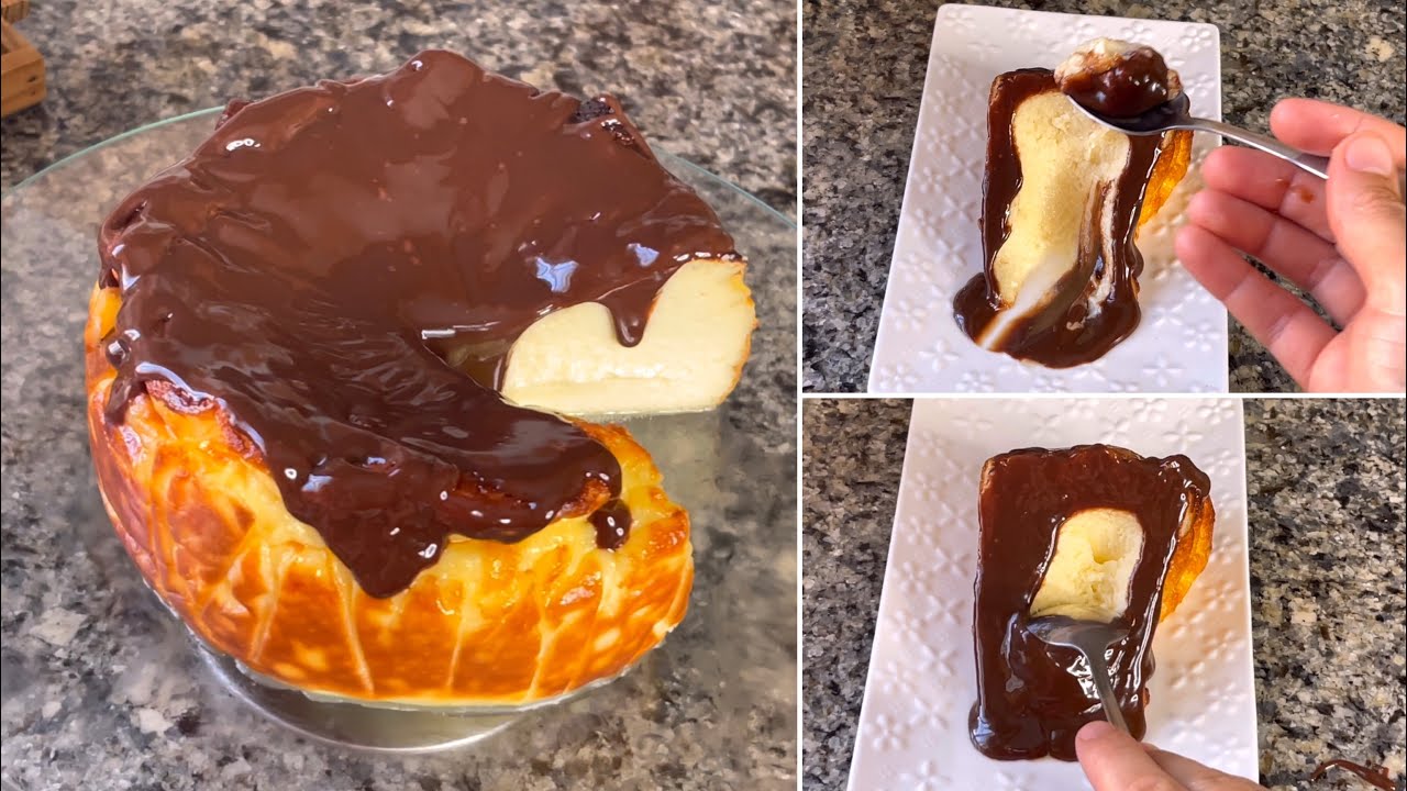 الكيكة شهيرة لي عملا ضجة حقا ادماااان👌🏻كيكة سان سيبستيان بطريقة مستحيل تفشل معك